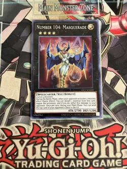 Number 104: Masquerade Super Rare OP27-EN010 Yugioh - Image 1