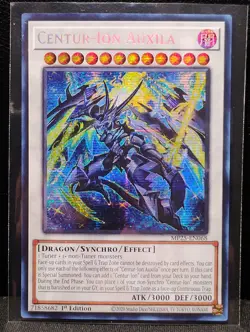 Yu-Gi-Oh! Centur-Ion Auxila Prismatic Secret Rare MP25-EN068 1st Ed Near Mint - Image 3