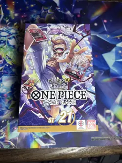 ONE PIECE TCG: GEAR5 STARTER DECK EX 21 (ST-21) FACTORY SEALED ENGLISH - Image 1