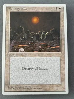 Armageddon MTG 4th Edition-Never Played Near Mint-Vintage Magic: the Gathering - Image 1
