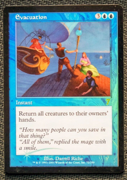 Foil Evacuation - 7th Edition - LP - Magic the Gathering MTG - Image 1