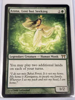 MTG Azusa, Lost But Seeking - Champions of Kamigawa #201 Rare - Image 1