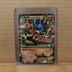 Pokemon M Lucario EX 55/111 XY - Furious Fists Ultra Rare Mega Evolution Holo - Image 1