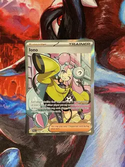 Pokemon TCG Iono 254/193 Sv02: Paldea Evolved Ultra Rare Holo - Image 1