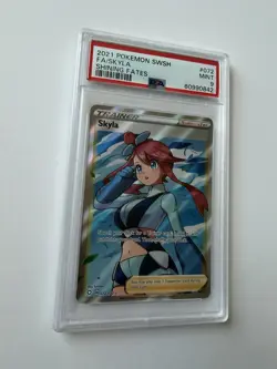 Pokemon Shining Fates Skyla 072/072 Ultra Rare PSA 9 - Image 2
