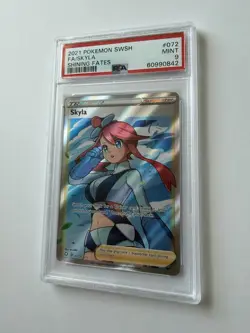 Pokemon Shining Fates Skyla 072/072 Ultra Rare PSA 9 - Image 3