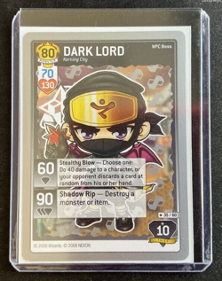 MapleStory iTCG Set 4: NPC Heroes DARK LORD #35/60 RARE Card - Image 1