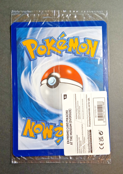Pokemon TCG Pikachu at the Museum Oversized Jumbo Promo Card - MEP UK Exclusive - Image 2