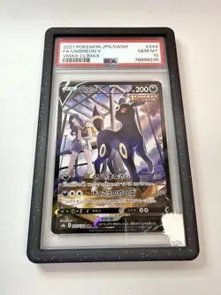 PSA 10 Umbreon V CSR 244/184 S8b VMAX Climax Pokemon Card Japanese Gem Mint - Image 1