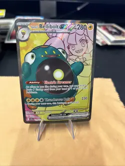 Pokemon TCG Iono's Bellibolt EX Full Art Ultra Rare Holo Card 172/159 - Image 1