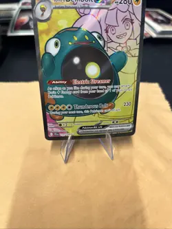 Pokemon TCG Iono's Bellibolt EX Full Art Ultra Rare Holo Card 172/159 - Image 5