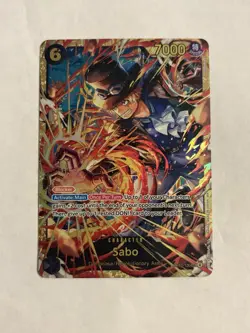 Sabo OP13-120 SEC Carrying On His Will One Piece Card Game English - Image 1