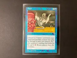 FLASH Vintage Mirage MTG Magic the Gathering Blue Card - Image 1