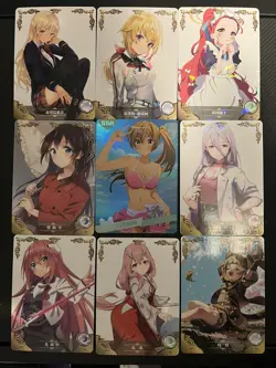 9 Sexy Anime Waifu Cards bulk - Image 1