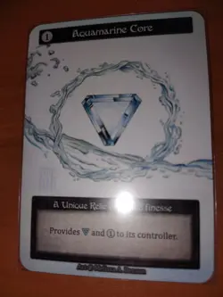 Sorcery Contested Realm - Aquamarine Core - Beta (B) Near Mint - Image 1