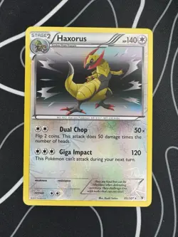 Pokemon TCG - Haxorus - 88/101 - Reverse Holo - Noble Victories - NM! - Image 1