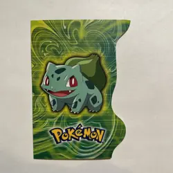Bulbasaur Topps Pokemon Advanced Challenge Embossed Evolution Die Cut 1 of 18 - Image 1