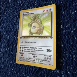 Pokemon TCG Kangaskhan 5/64 1st Edition Jungle Set Holo Rare, Moderately Played - Image 3