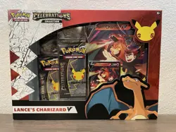 Pokemon TCG: Celebrations Collection Box Lance's Charizard V - New Sealed - Image 1