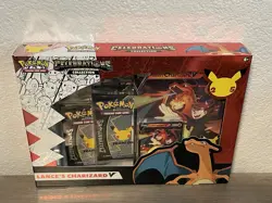 Pokemon TCG: Celebrations Collection Box Lance's Charizard V - New Sealed - Image 5