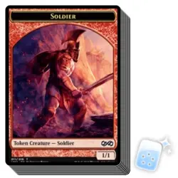 10 pcs SOLDIER TOKEN (11/16) Ultimate Masters Magic MTG MINT CARD - Image 1