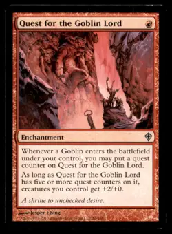 Quest for the Goblin Lord LP Light Play Worldwake MTG [5709] - Image 1