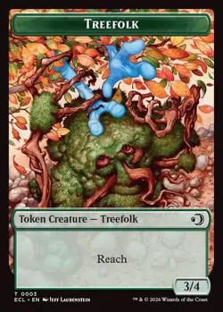 Treefolk Goblin Double-Sided Token Lorwyn Eclipsed Regular - Image 1