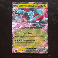 Salamence ex 114/159 Pokemon Journey Together SV09 Double Rare Holo NM - Image 1