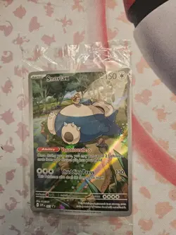 Pokemon Snorlax 051 Sv: Scarlet & Violet 151 Black Star Promo Holo Sealed - Image 1