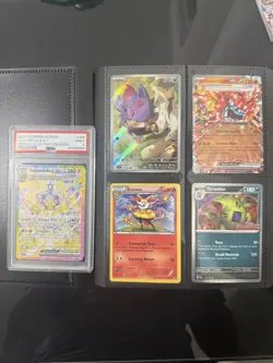 Pokemon Binder Collection Of 100+Vintage And Modern Cards+Slab (Binder Included) - Image 1