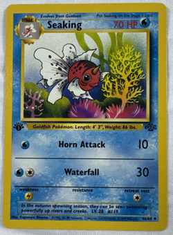 Pokemon TCG Seaking - 1st Edition - 46/64 Jungle 1999 LP WotC - Image 1
