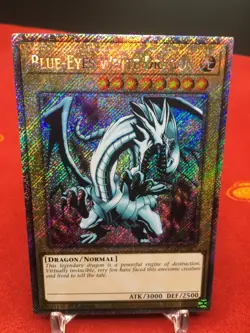 Blue-Eyes White Dragon (Platinum Secret Rare) RA03-EN079 Quarter Bonanza LP - Image 2