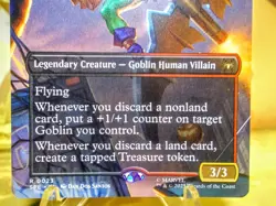 Green Goblin Nemesis border-less magic the gathering spider-man trading card - Image 3