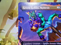 Green Goblin Nemesis border-less magic the gathering spider-man trading card - Image 4