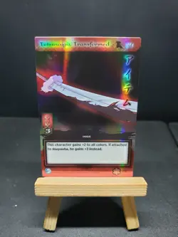Tetsusaiga, Transformed 157 Epic Rare Foil Inuyasha Score Trading Card Game TCG - Image 1