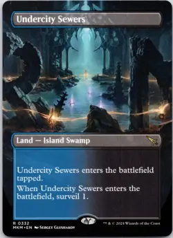 Undercity Sewers (Borderless) 332 Murders at Karlov Manor NM MTG - Image 1