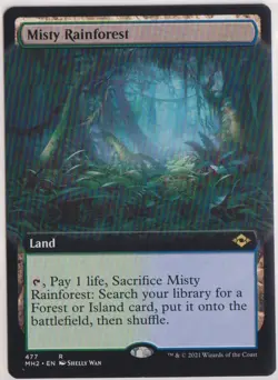 MTG - Misty Rainforest (Extended Art) Modern Horizons 2 Regular - Image 1