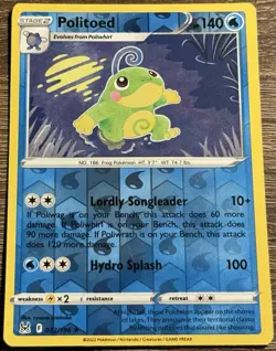 Pokemon TCG Lost Origin - Politoed 032/196 (Reverse Holo) NM/M (L) - Image 1