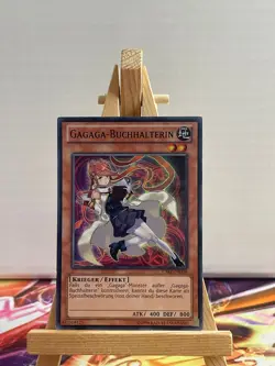 Gagaga-Buchhalterin CBLZ-DE008 Super Rare Deutsch NM YUGIOH - Image 1