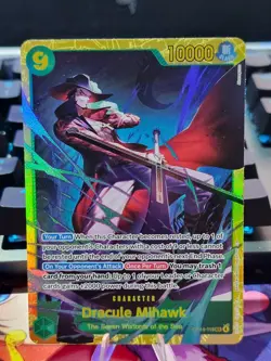(AU)One Piece TCG English OP14 The Azure Sea's Seven Dracule Mihawk SEC OP14-119 - Image 1