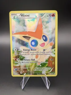 Victini XY117 - Full Art Holo - XY Black Star Promo - Pokemon Card - NM - Image 1