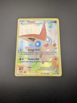 Victini XY117 - Full Art Holo - XY Black Star Promo - Pokemon Card - NM - Image 2