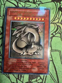 Slifer The Sky Dragon Waifu YuGiOh Prisma Foil Rare God Story Doujin Card - Image 3