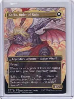 MTG Final Fantasy Kefka, Court Mage/Ruler of Ruin 0322 Regular (Borderless) NM - Image 2