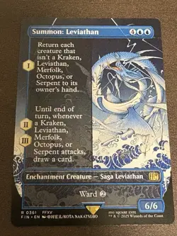 MTG Summon: Leviathan (Borderless) English Final Fantasy FIN NM R0361 - Image 1