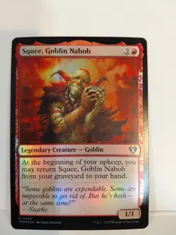 Squee, Goblin Nabob Commander Masters Foil - Image 1