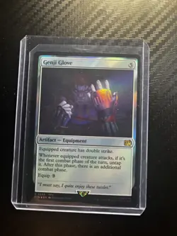 Genji Glove - MTG - Final Fantasy - Foil - R 0258 - Image 1