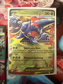 Pokemon PHANTASMAL FLAMES LOT OF 3 DOUBLE RARE EXs Gengar, Mawile & Heracross NM - Image 4