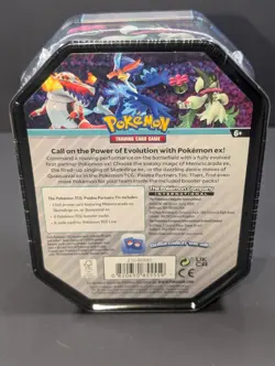 Pokemon TCG Paldea Partners Tin Quaquaval Ex 4 Booster Packs New/Sealed - Image 3