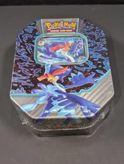 Pokemon TCG Paldea Partners Tin Quaquaval Ex 4 Booster Packs New/Sealed - Image 5